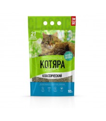 НАПОЛНИТЕЛЬ "КОТЯРА" Д/КОШЕК 10л (КОМКУЮЩИЙСЯ) ПАКЕТ 