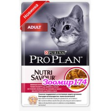 Pro Plan (Про План) Adult  пауч кусочки с уткой в соусе 85 гр