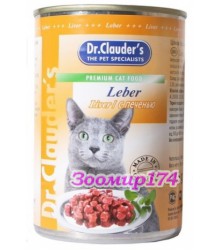 Dr.Clauder's (Доктор Клаудер) корм для кошек с печенью 415гр