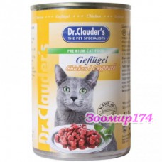 Dr.Clauder's (Доктор Клаудер) корм для кошек с курицей 415гр