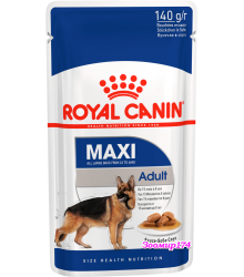 Royal Canin (Роял канин) Maxi Adult Полнорационный влажный корм для взрослых собак крупных размеров в возрасте c 15 месяцев до 8 лет (140гр.)