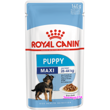 Royal Canin (Роял канин) Maxi Puppy Полнорационный влажный корм для щенков собак крупных размеров c 2 до 15 месяцев. (140гр.)