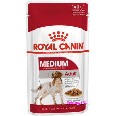 Royal Canin (Роял канин) Medium Adult Полнорационный корм для взрослых собак средних размеров (весом от 10 до 25 кг) в возрасте от 12 месяцев до 10 лет (140гр.)