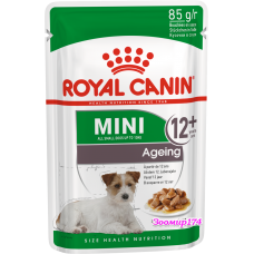 Royal Canin (Роял канин) MINI AGEING 12+ Полнорационный влажный корм для стареющих собак мелких размеров старше 12 лет (85гр.)