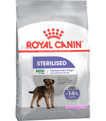 Royal Canin (Роял канин) Mini Sterilised Adult Корм для взрослых стерилизованных собак мелких размеров 3 кг