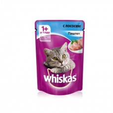 WHISKAS® «Мясной паштет с лососем» 85 г